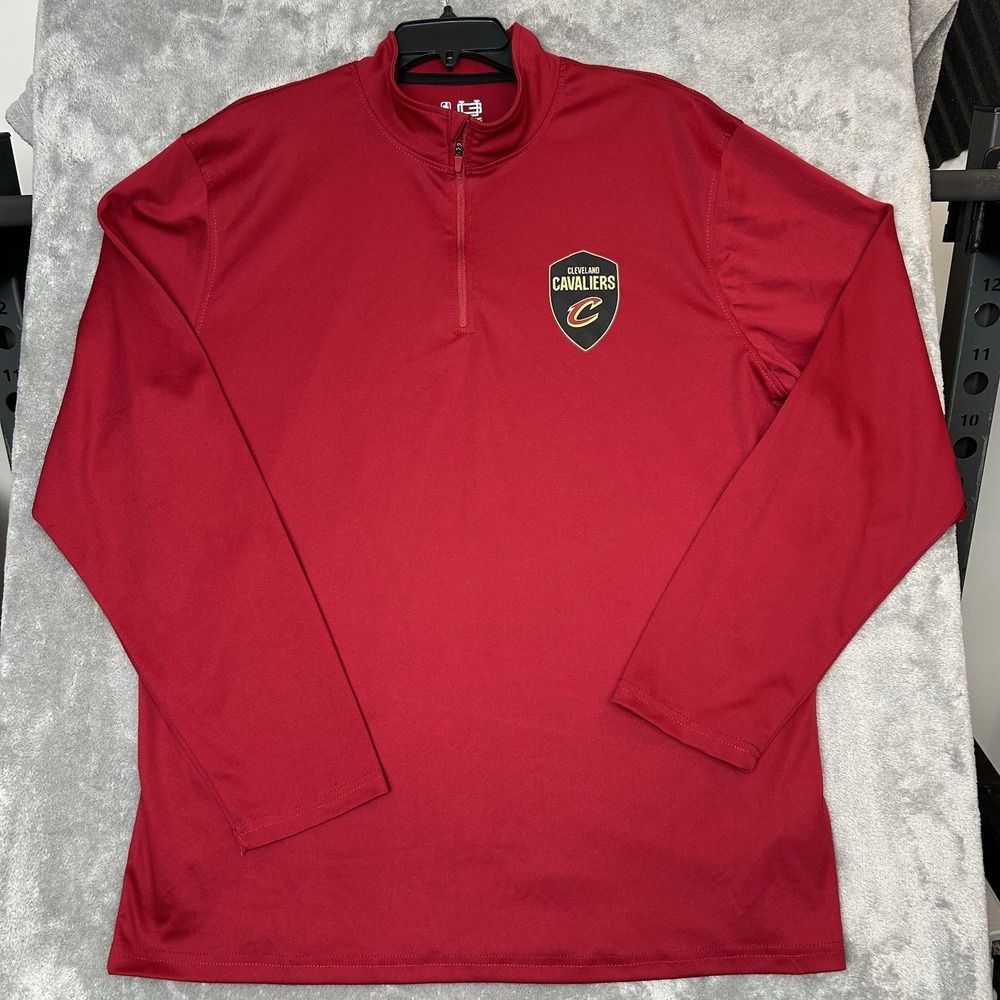 Cleveland Cavaliers‎ NBA Ultra Game Quarter 1/4 Zip Pullover Mens Size XL Jacket